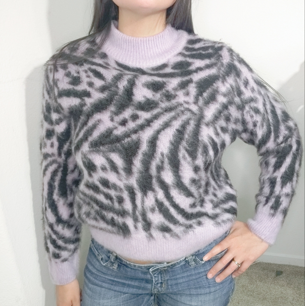 Animal print sweatshirt